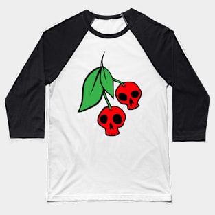 Skull Cherries Baseball T-Shirt